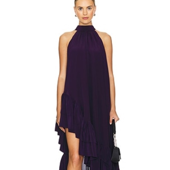 AZEEZA Sora Gown in Aubergine - Picture 2 of 12
